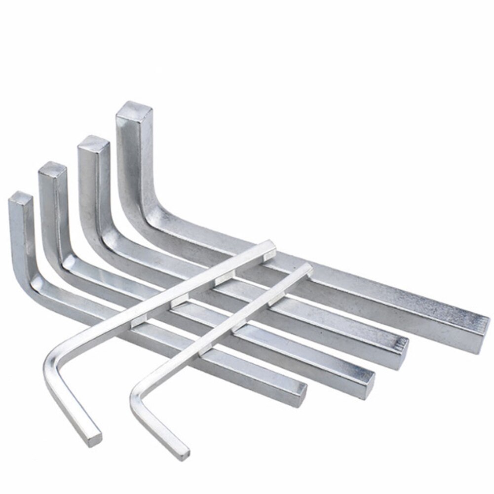 1 sztuk L kształt kwadratowy klucz głowy garnitur 3-10mm klucz kwadratowy 4 punkt klucz śrubokręt zestaw dla bezpieczeństwa śrubin samogwintujące napęd