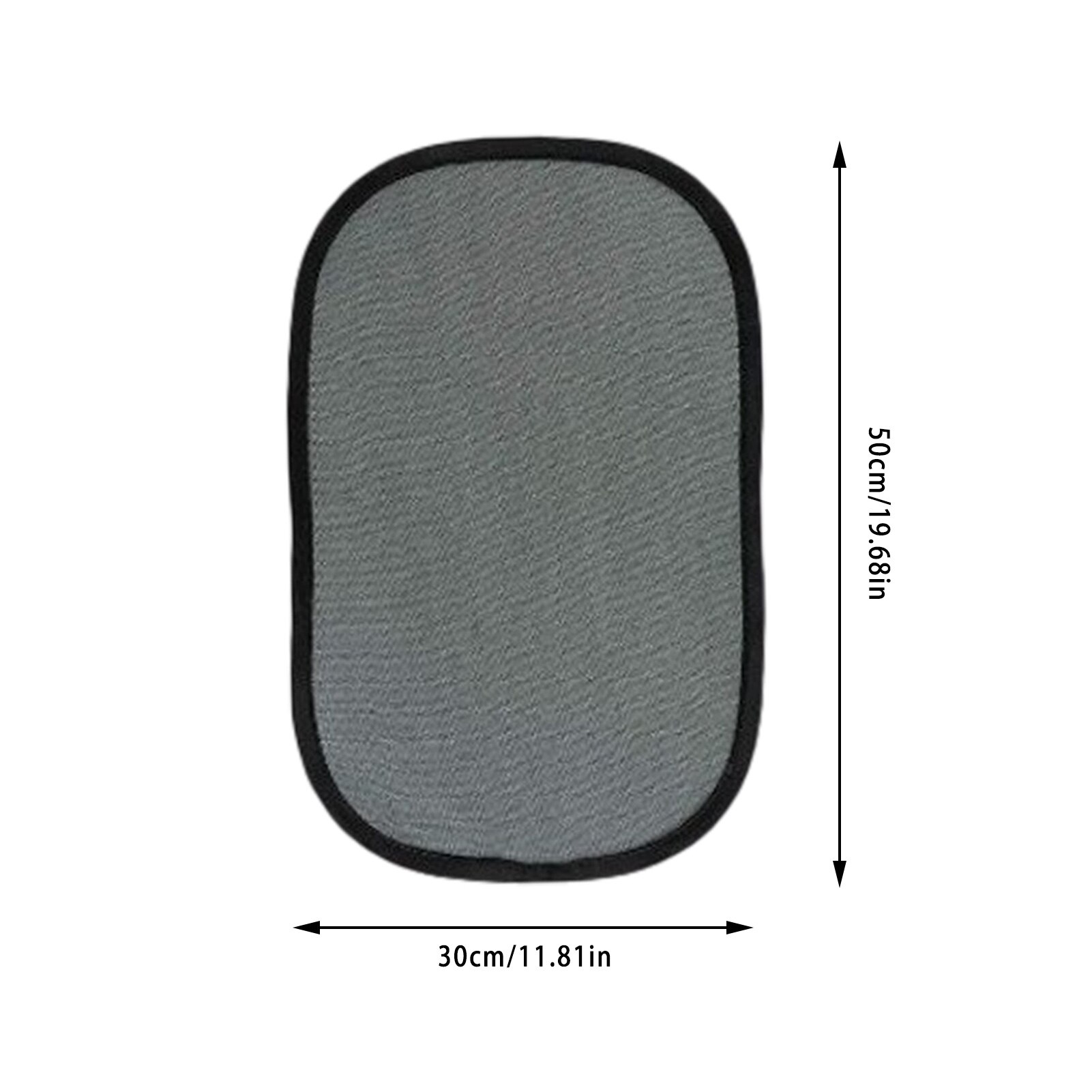2pcs Car Window Sunshade Protection Sticker Sunscreen Film Stickers Cover Car Sunroof Window Film 50 X 30 Cm