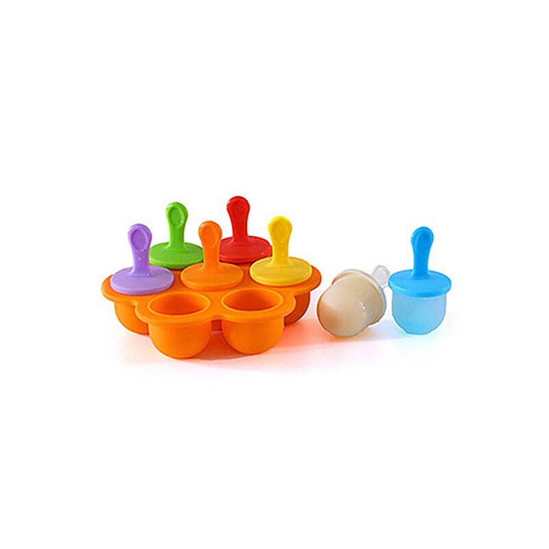 Silicone Mini Ice Pops Mold Ice Cream Popsicle Molds Child DIY Supplement Tool Food For Kids Baby Fruit Shake Ice Mold: 02