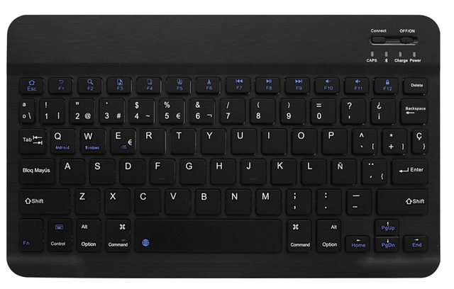 Accessoires pour tablette PC, étui en cuir PU sans fil pour Teclast P20 P20HD M40: Only BT keyboard