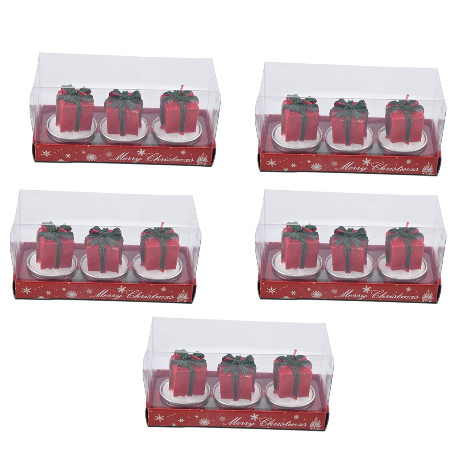15 pièces noël peint bougies père noël dessin animé bougies noël bougie peint décoration bougie nouvel an décor