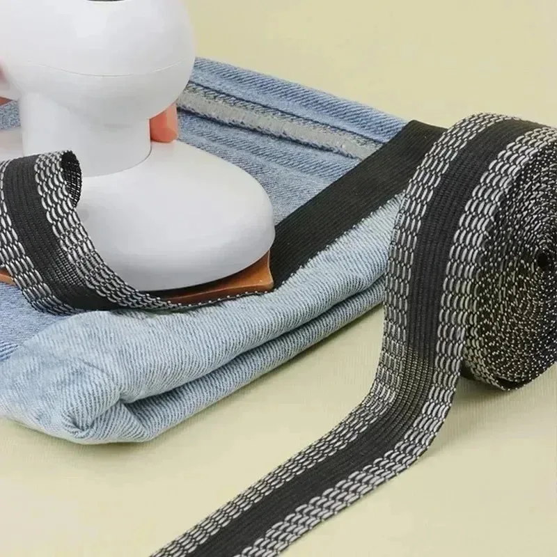 10/1M Zelfklevende Tape voor Broek Rand Reparatie Jean Kleding Verkorten Lengte DIY Naaien Stof Reparatie Plakken zoom Tape voor Broek