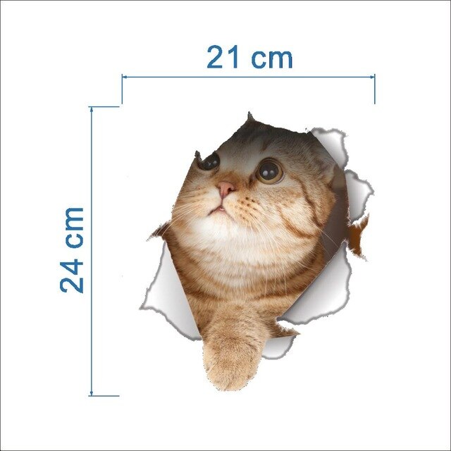 Calcomanía para refrigerador de pingüino calcomanías de nevera cocina vinilo pegatinas de pared papeles pintados para el refrigerador cocina baño Decoración: Cat3