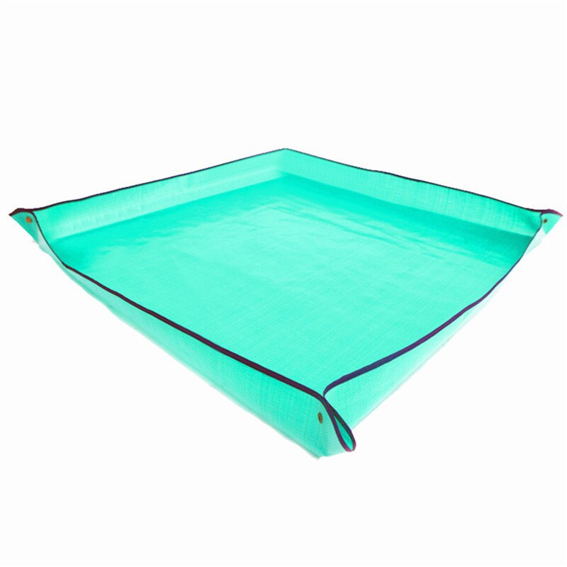 Plant Verpotten Mat, Waterdicht Thicken Transplanteren Vierkante Mat Bonsai Succulent Oppotten Tarp: 68-68 cm