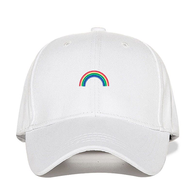 Nuovo Berretto da Baseball Del Ricamo Arcobaleno Papà Caps Unisex Degli Uomini Delle Donne Del Cappello di Snapback Berretto Da Baseball del Cotone Dropshipping