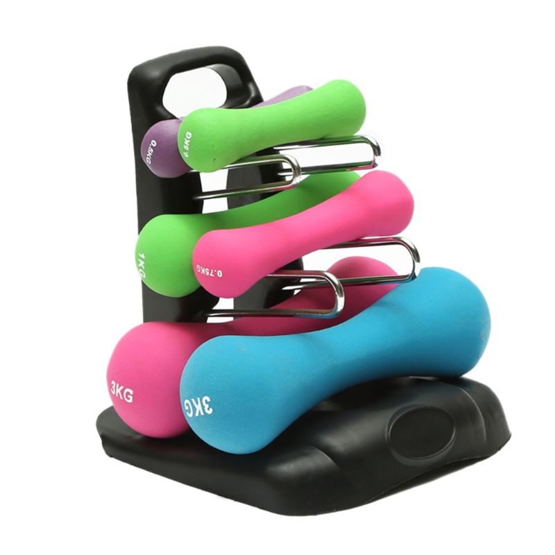 Dumbbell Rack Compact Bracket Free Weight Stand for Home Gym Exercise Weight Lifting Rack Floor