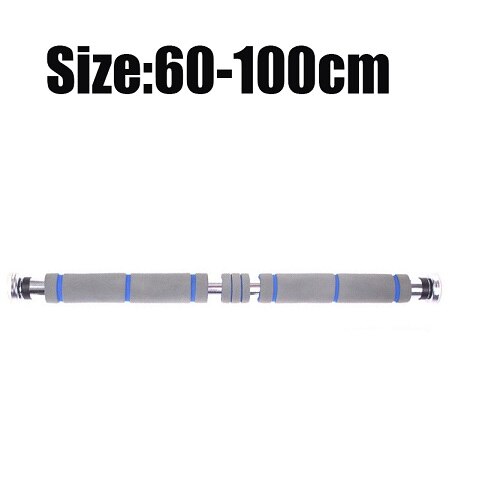 Barra Horizontal para el hogar gimnasio deporte barra Horizontal para puerta pared tire hacia arriba equipo de gimnasio empuñaduras para el hogar equipo de Fitness barra Horizontal: Black