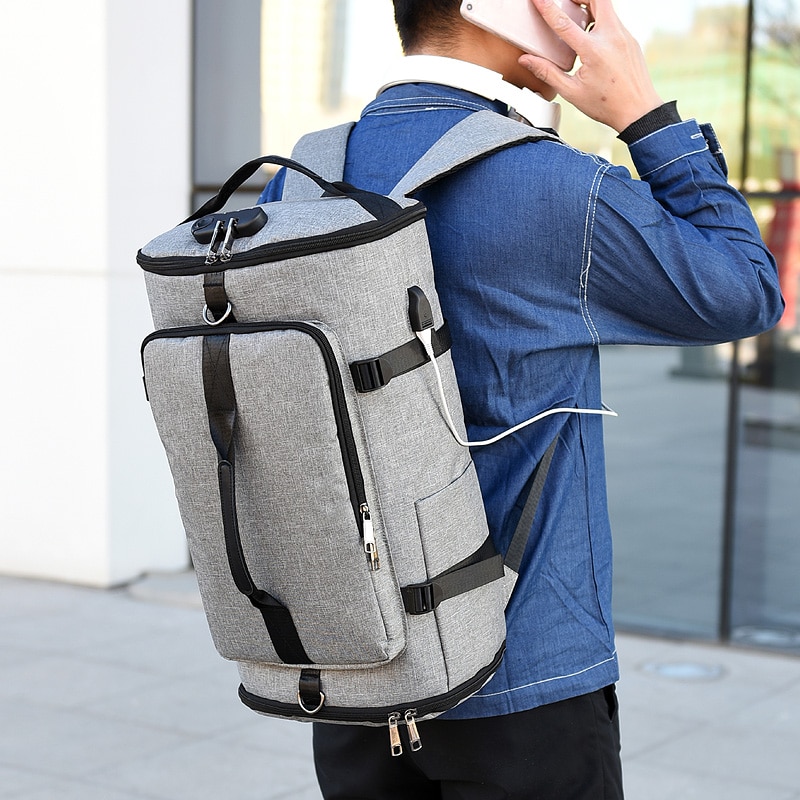 Sac à dos multifonction étanche pour voyage d'affaires, pour hommes et adolescents, grande capacité pour ordinateur portable 15.6,