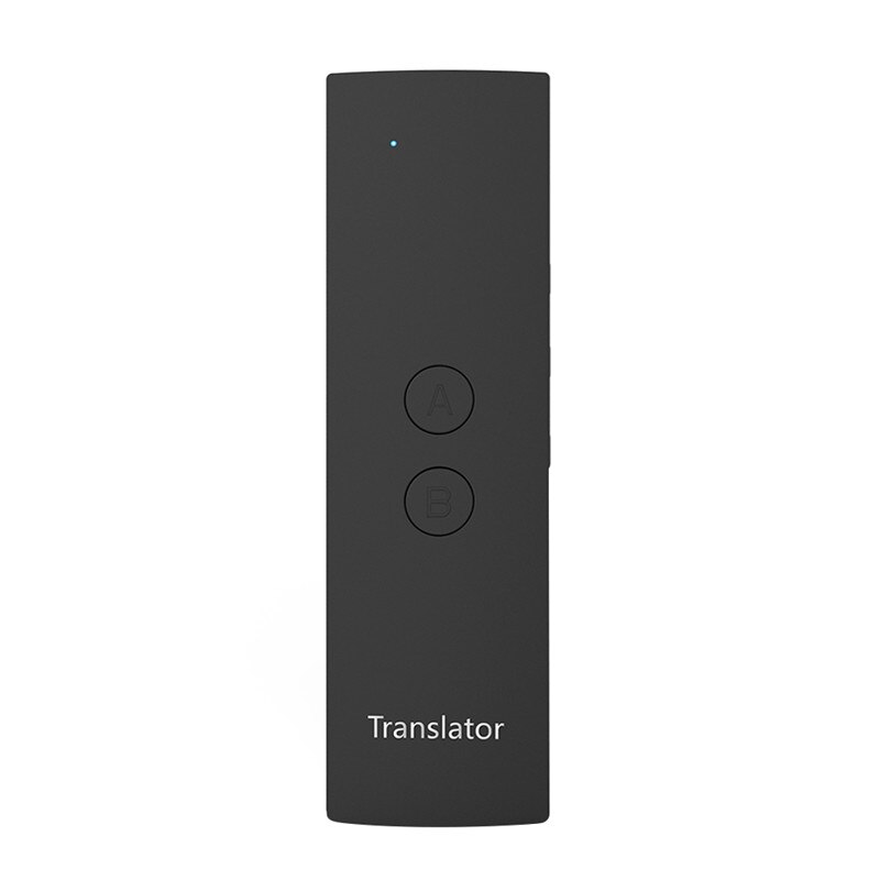 T6 Tragbare Bluetooth Stimme Übersetzer Zwei-Weg Echtzeit Sprache Übersetzer Dolmetscher Bluetooth Wireless Übersetzung Maschine: Black