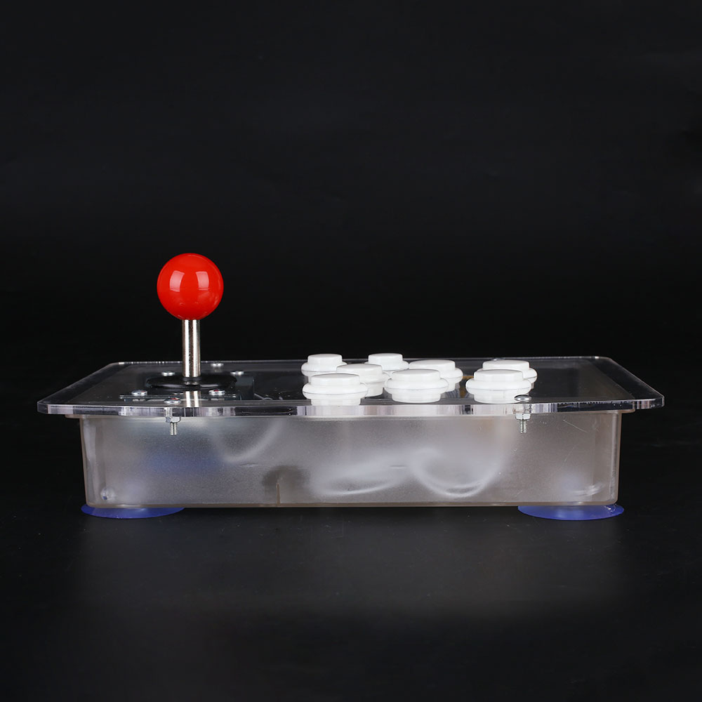 Transparent Clear Acrylic Joystick USB 8 Directional For Arcade Accessories