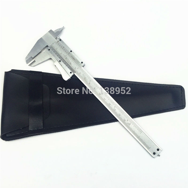 Steel Vernier Caliper with self lock 6&quot; 0-150mm Metal Calipers Gauge Micrometer Pie De Rey Paquimetro Measuring Tools