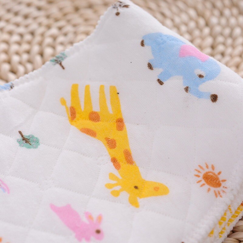 Cotton Material Baby Cartoon Animals Printed Diaper Six Layer Bamboo Eco Comfortable Random Pattern Diapers Nappy Baby Product