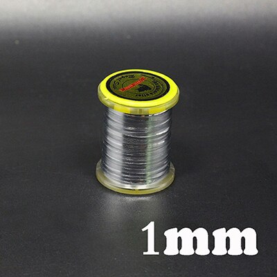 1 spole flugbindande platt mylar glitter flashtejp holografisk glitter spolad för klassiska streamermönster och flashback nymfer: 1mm silver