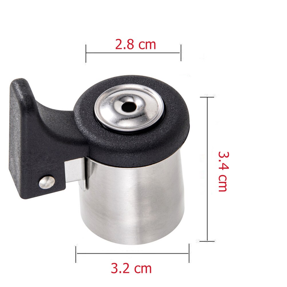 1/2 Stuks Roestvrijstalen Ketel Uitloop Fluitketel Fluiten Nozzle Fluitketel Fluit Pijp Water Vervangen Uitloop Keuken Accessoire: 1Pc 3.2X3.4cm
