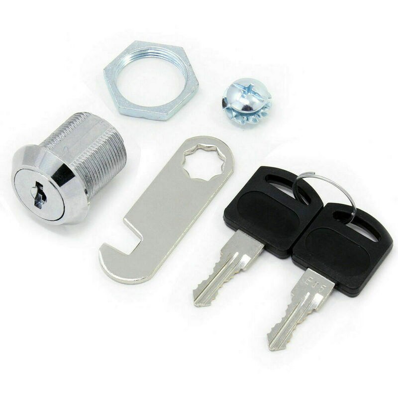 16/20/25/30Mm Beveiliging Cam Cilinderslot Deur Vat Ladeblok Mail Box Locker Kast sloten 2-Key Hardware