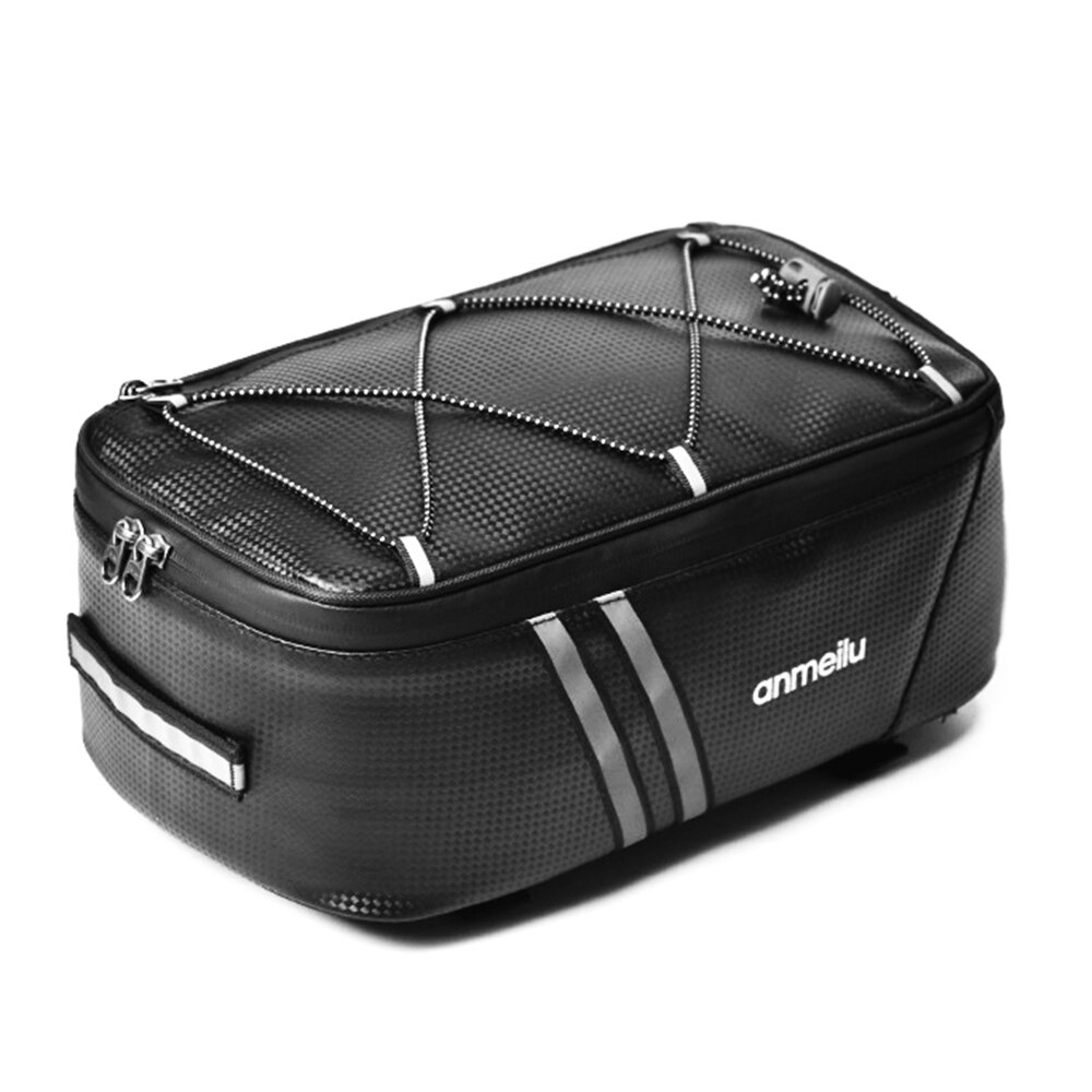 7L/12L Fietstas Bike Trunk Bag Fiets Achter Tas Waterdicht Fiets Rack Bag Met Waterdichte Regenhoes: 7L
