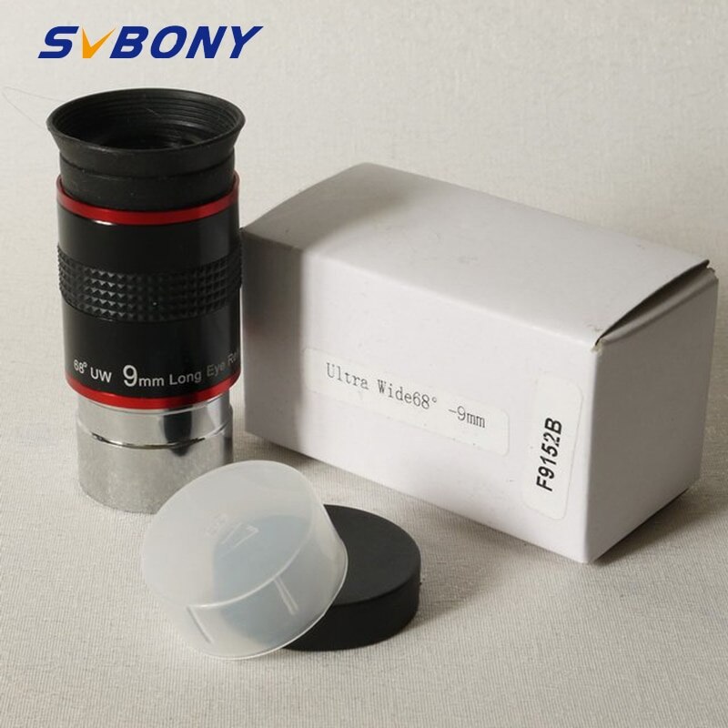 SVBONY ocular FMC 1,25 "68 grados ultra gran angular 6 mm 9 mm 15 m 20 mm para telescopio astronómico ocular monocular F9152A