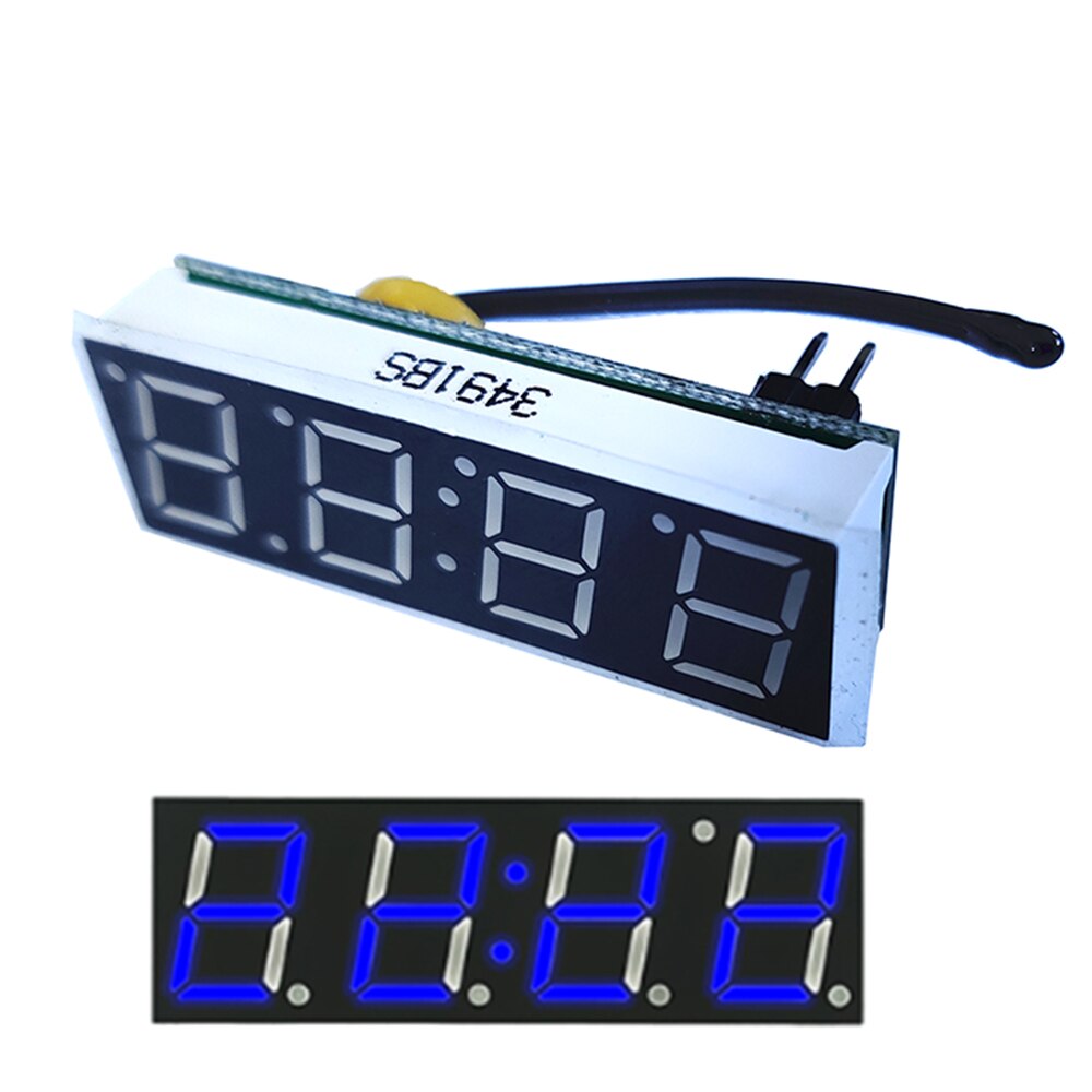 RX8025T precyzyjny zegar elektroniczny moduł z czasem i napięciem temperatury DIY cyfrowy zegar wielofunkcyjny: niebieski