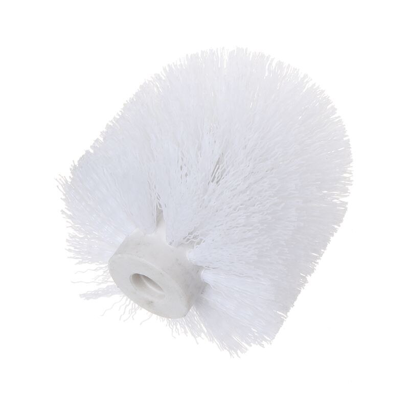 Cabeza de escobilla de baño de plástico Universal reemplazo blanco negro limpio herramientas de baño