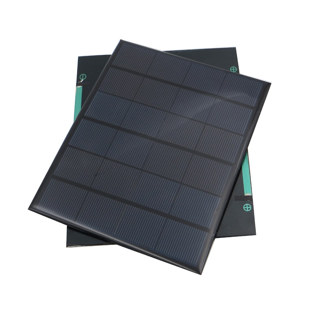 2 stuks x Solar Module 6V 3.5W 3W Draagbare Module DIY Kleine Zonnepaneel voor Mobiele Telefoon oplader Thuis Licht Speelgoed etc Zonnecel