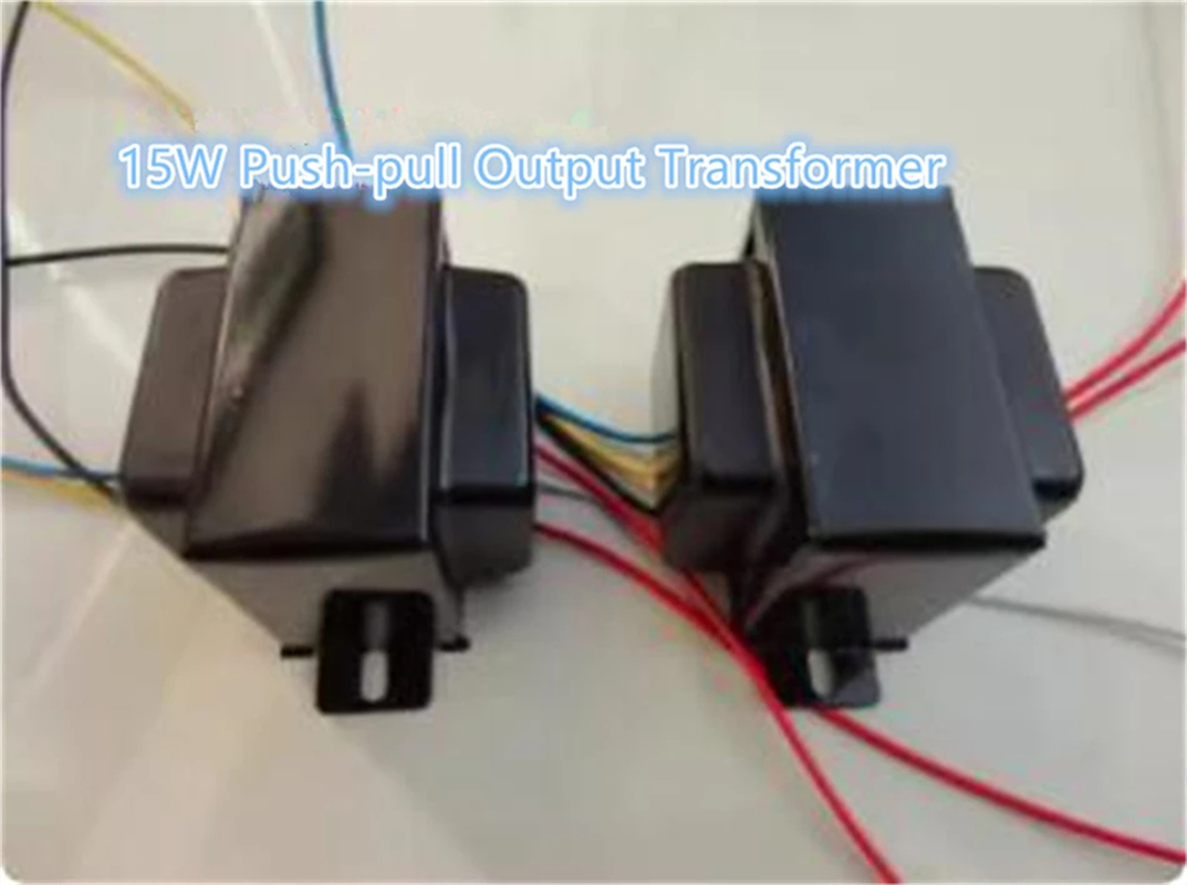 1PCS 6P1 6P6 6P14 6P15 EL84 Amplificatore valvolare Trasformatore di uscita push-pull 15W,8K o 10K possono essere selezionati, componenti audio