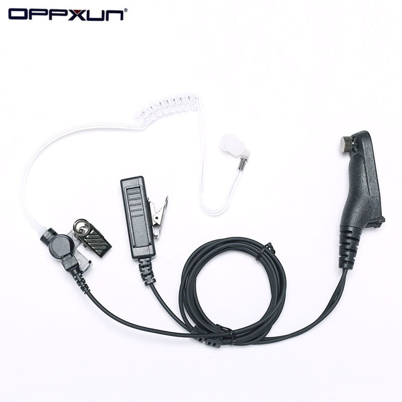 Politie Air Buis Oortelefoon Microfoon Ptt Headset Voor Motorola Twee Manier Radio Walkie Talkie DP4400 DP4401 DP4600 DP4800 DP4801