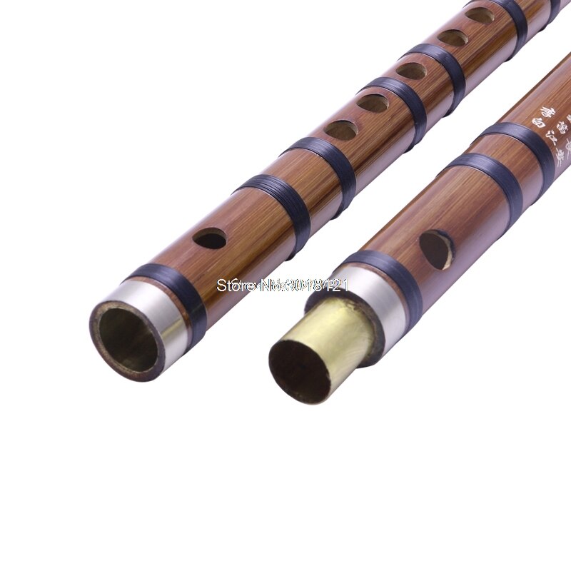 Tradisjonelt håndlaget kinesisk musikkinstrument bambus pluggbar fløyte/dizi i g