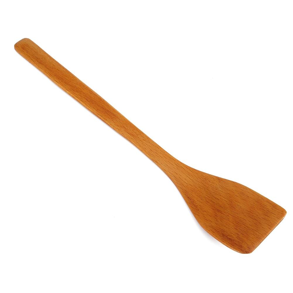 Espátula de madera antiadherente creativa, pala para fritos, utensilios de cocina, pala, herramientas de cocina casera práctica para hornear pasteles: Default Title