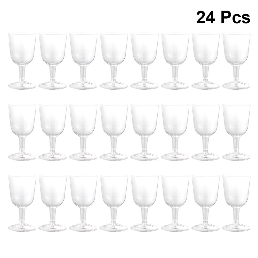 Vasos de plástico transparentes desechables para zumo tazas para cóctel vino suministros para fiestas vasos decoración para boda cumpleaños