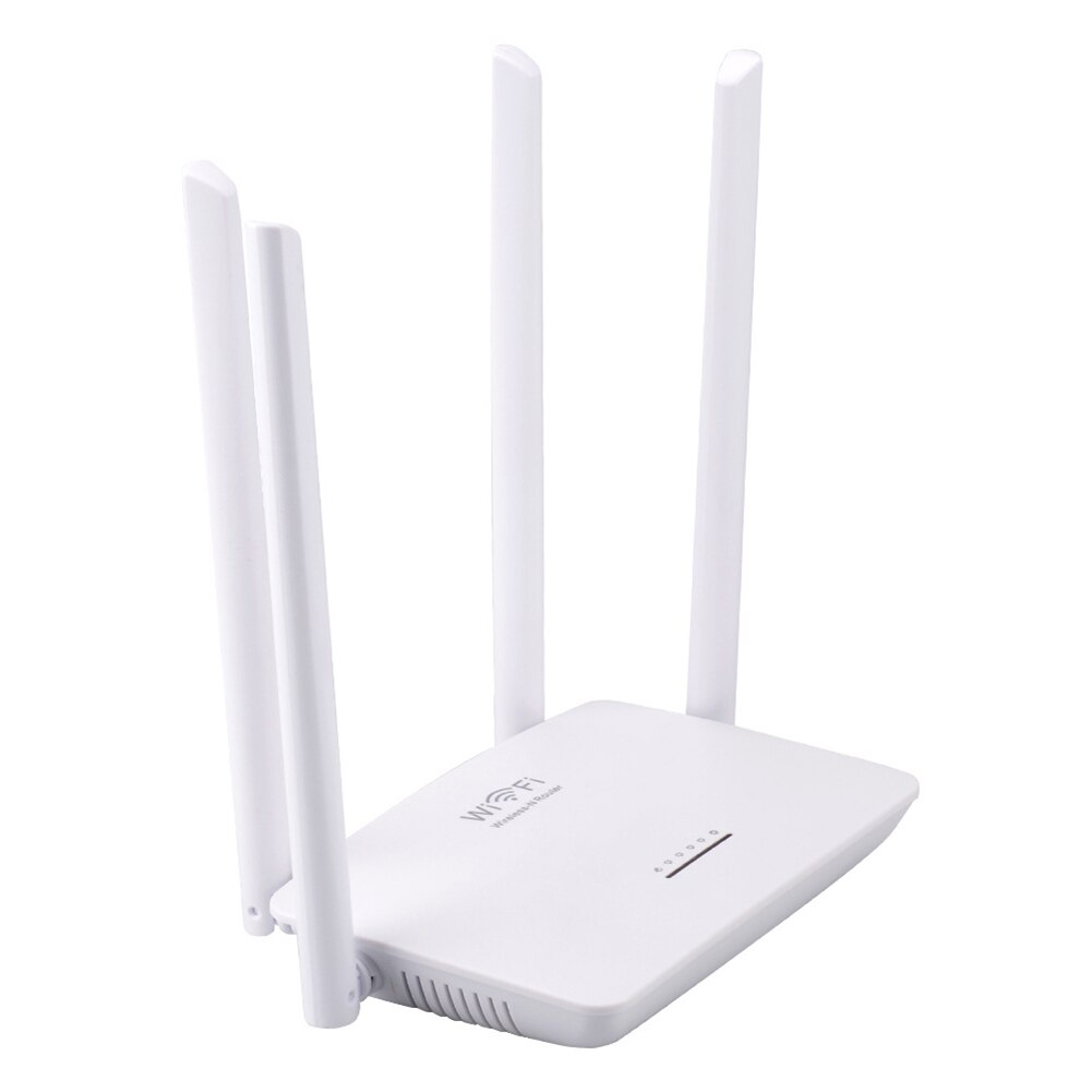 2,4G kabellos Router wifi 300Mbps 4 Antennen Drahtlose WiFi Starke Signal Heimgebrauch Router Booster