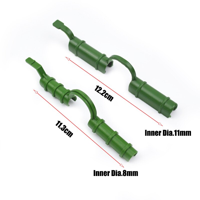 Pinces de fixation en Film plastique pour serre, 10 pièces par paquet, accessoires pour couverture de serre et Tunnel