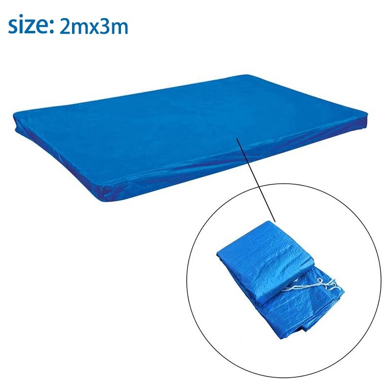 Best Inflatable Swimming Pool Cover- Easy Set and Frame Pools Cover Roof Waterproof Rain Insulation Cloth(3 Meter x 2M)