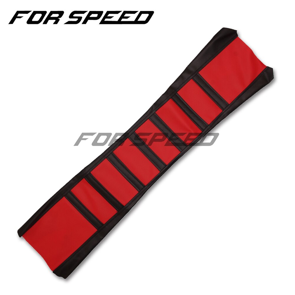 Wzrost jakości uniwersalny gumowy chwytak miękkie pokrycie siedzenia dla Honda Suzuki Kawasaki Yamaha motocross motocykl: czerwony