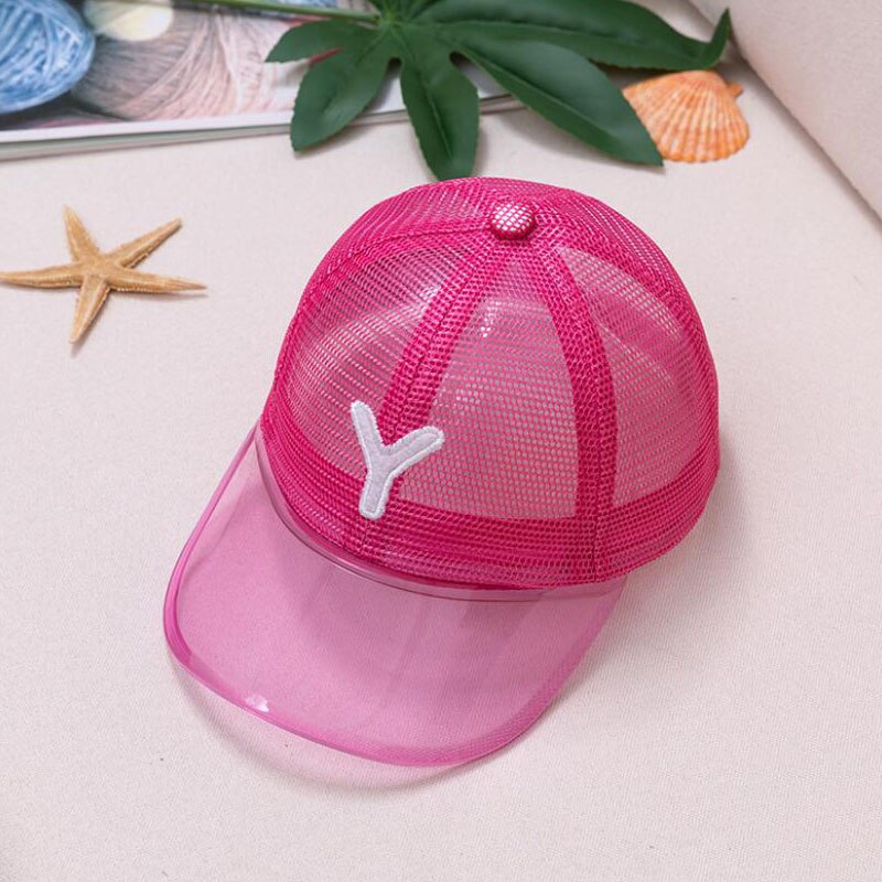 Doitbest 2 to 5 oude baseballpet hiphop kinderen zonnehoed pvc rand mesh abnryw letters jongens meisjes petten snapback hoeden: Rozenrood