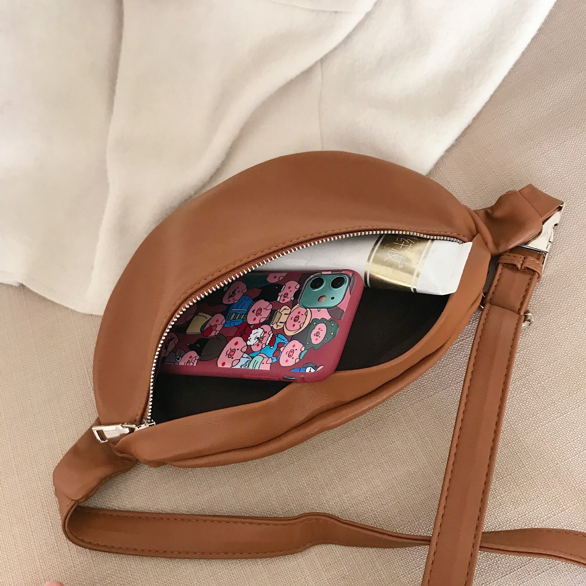 Casual Waist Bag Women Chest Bag Shoulder Bags Female PU Leather Belt Bags Female Bolso Fanny Pack