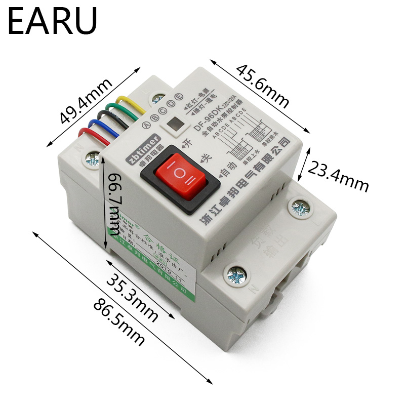 DF-96D D Automatische Water Level Controller Schakelaar 220V Tank Vloeistofniveau Detectie Sensor Porbe Waterpomp Controller Controle