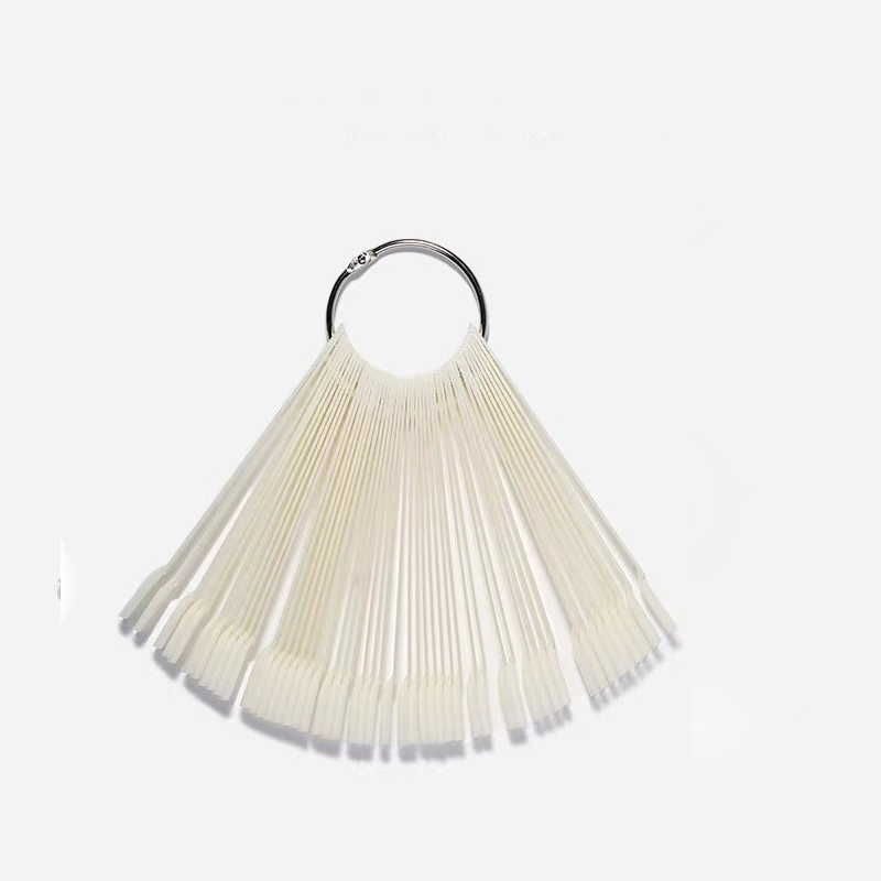 50 Nail Color Card Clear Nail Swatches Color Card Display Chart Gel Polish Template Nail Art Sample Stand Acrylic Palette: DEEP BLUE