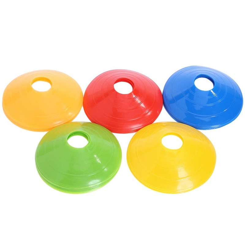 10pcs/lot Soft PE Disc Cones Agility Soccer Cones for Training Sign Football Kids Outdoor Sports Accessories Field Cone Markers