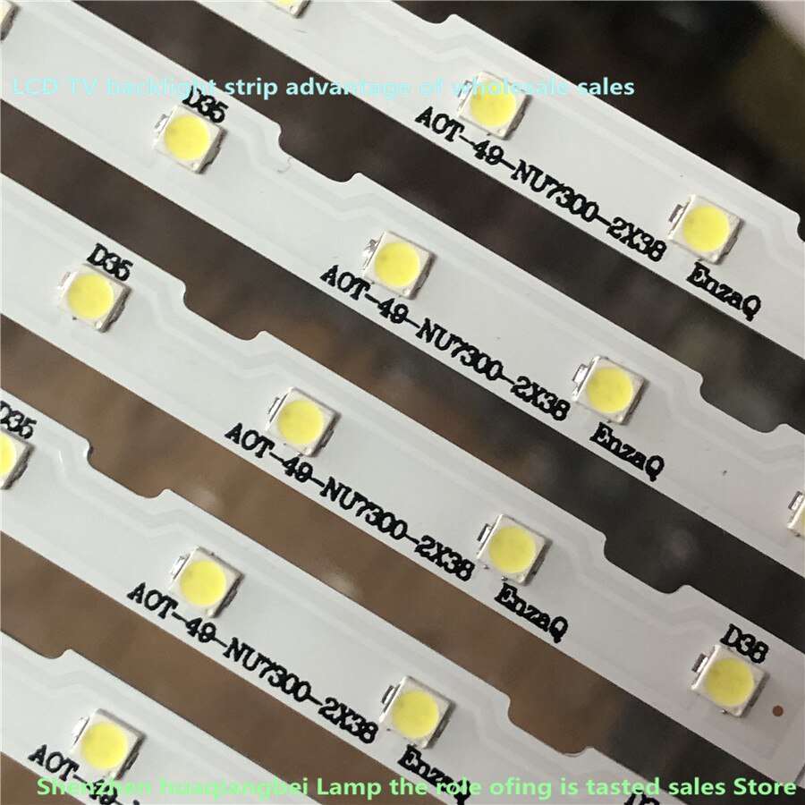 Led baggrundsbelysning strip til samsung  ue49 nu 7100 49 nu 7100 49 nu 7300 bn96-45953a bn96-45953b aot _49_ nu 7300_ nu 7100 sts 49081_38 leds