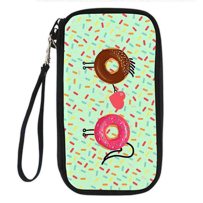 Noisydesigns Paspoort Id-kaart Houder 3D Denim Pocket Rode Lippen Cartoon Gedrukt Vrouwen Cluth Portemonnee Portemonnees voor Meisjes Tassen: CC1626Z6