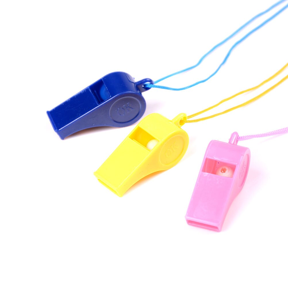 Gmarty 5Pcs Referee Whistle for Training Emergency Survival Coaches Referee Sport Rugby Party Soccer Football Use Random color