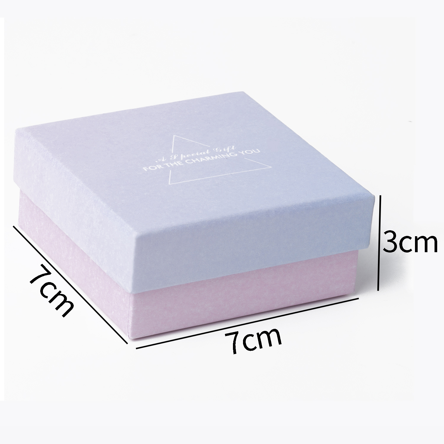 Joyero de papel, cajas de cartón para pulseras, anillos, de joyería, embalaje de exhibición, caja de embalaje de almacenamiento: Verde