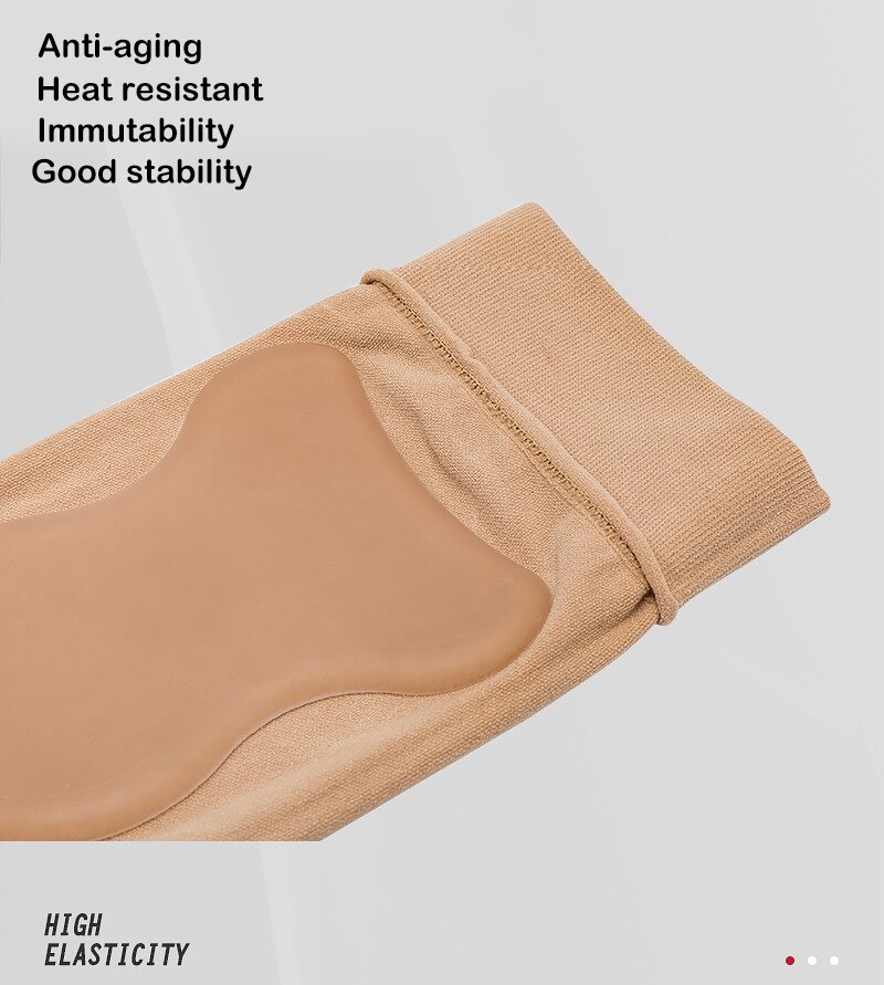 1 par botas de sapato macio elástico silicone gel bandagem manga de náilon calcanhar proteger suporte para patinação no gelo equitação respirável