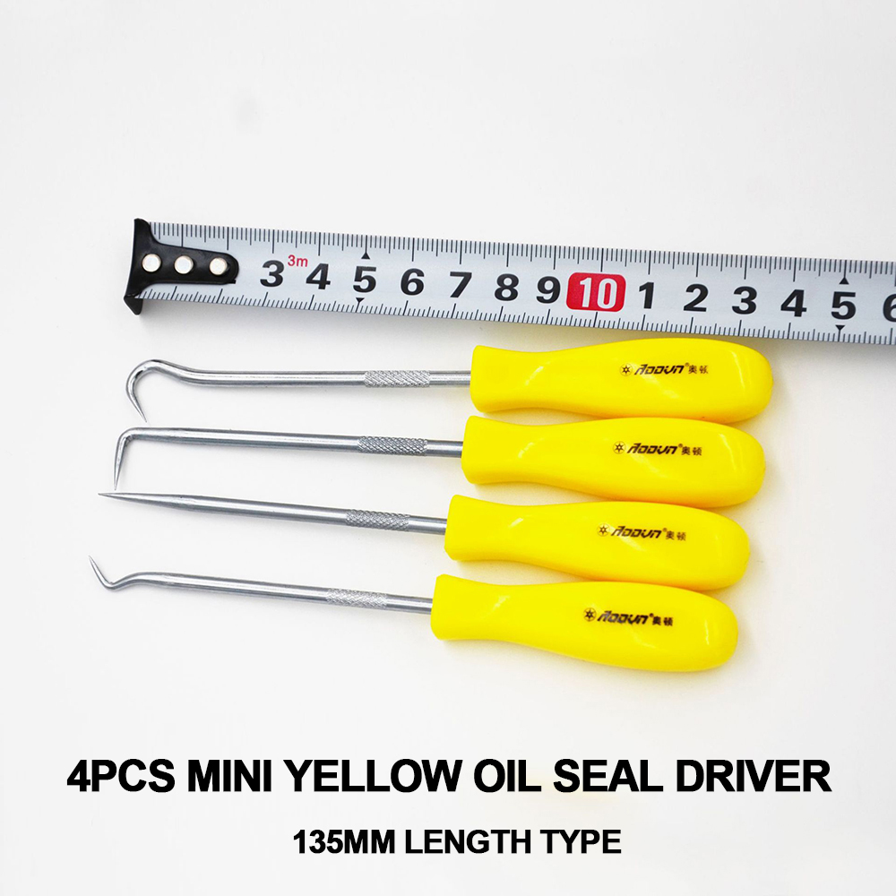 Kit de nettoyage de bouteilles d'air, ensemble de crochets, outil à main, extracteur d'étanchéité, joint d'huile, réparation automobile 4 pièces 9 pièces, outils d'extraction de vis