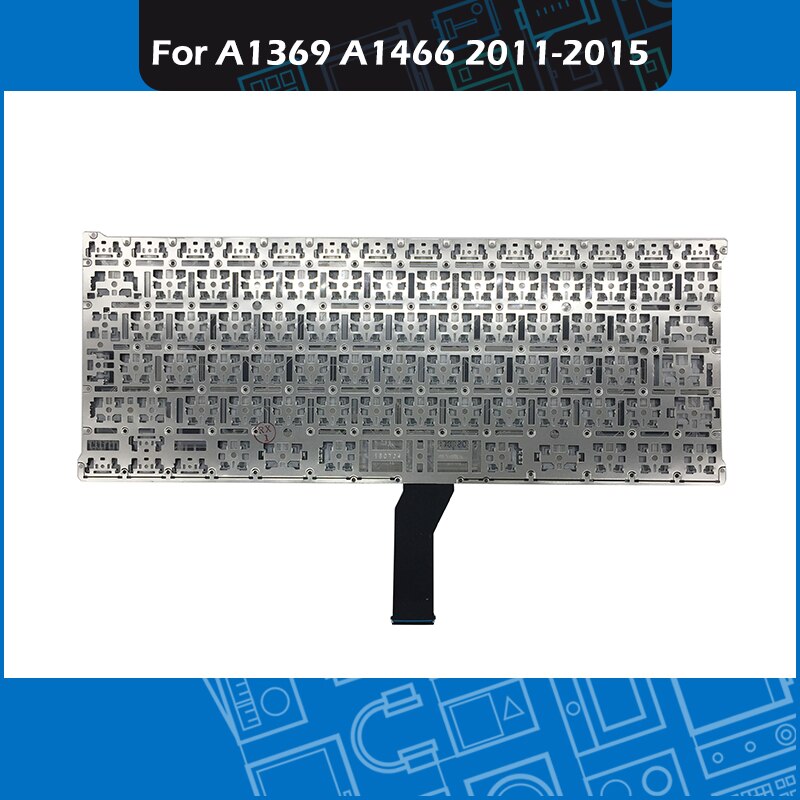 Full A1466 Keyboard UK Layout + Backlight Screws for Macbook Air 13" A1369 A1466 Replacement keyboard Year