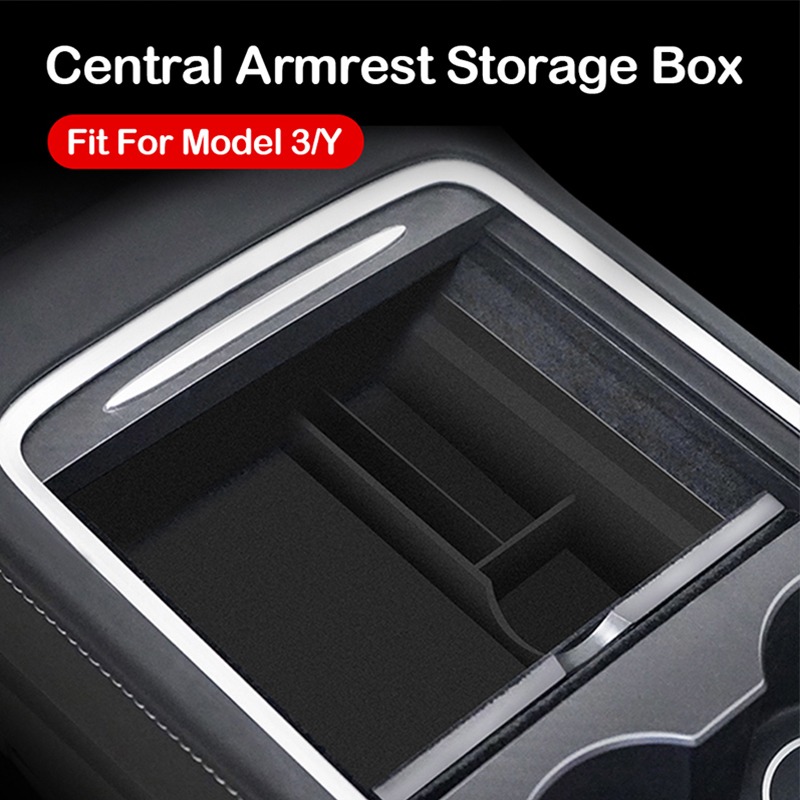 Reposabrazos Central para coche Tesla modelo 3 Y /2022, caja de almacenamiento, organizador, consola Central, accesorios para Tesla modelo 3 2022
