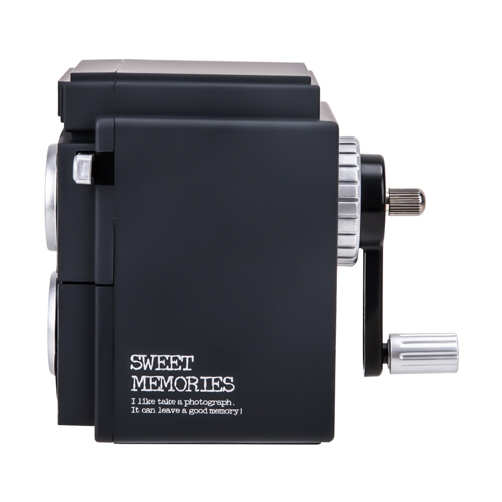 DELI 0668 Rotary pencil sharpener pencil cutter Camera cute sharpener knife smooth sharpening school accessories