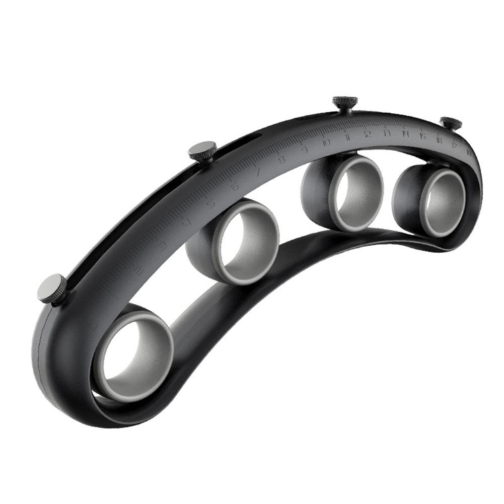 Guitar Finger Expansion Finger Sleeve Finger Force Span Practing Trainer Tool Musical Instrument Accessories Auxiliary Exerciser: Black