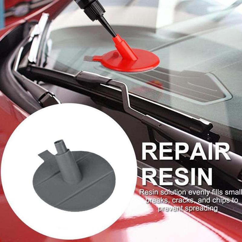 DIY Car Windshield Repair Kit Tools Auto Glass Windscreen Give Set Door Handle Stickers Repair Decorative Protective R1W1