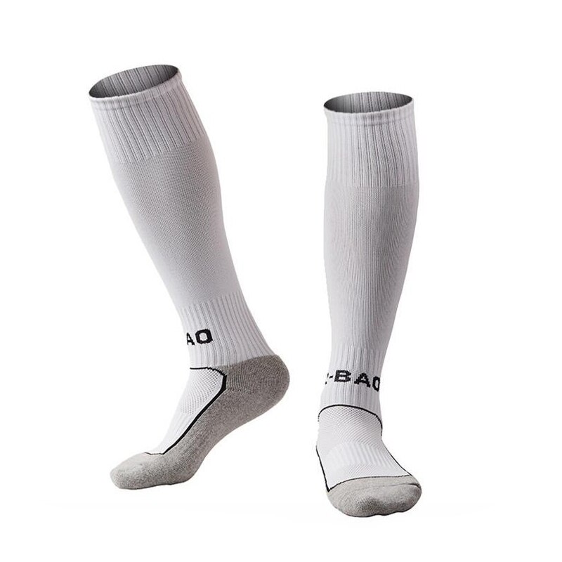 10 kolorów dla dzieci chłopiec Sport Baseball piłka nożna piłka nożna zwykły długie skarpetki na kolanówki hokej chłopcy piłka nożna skarpety: White / 3-7 Years old